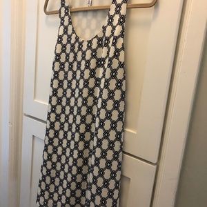Tile Print Shift Dress NWT Size S